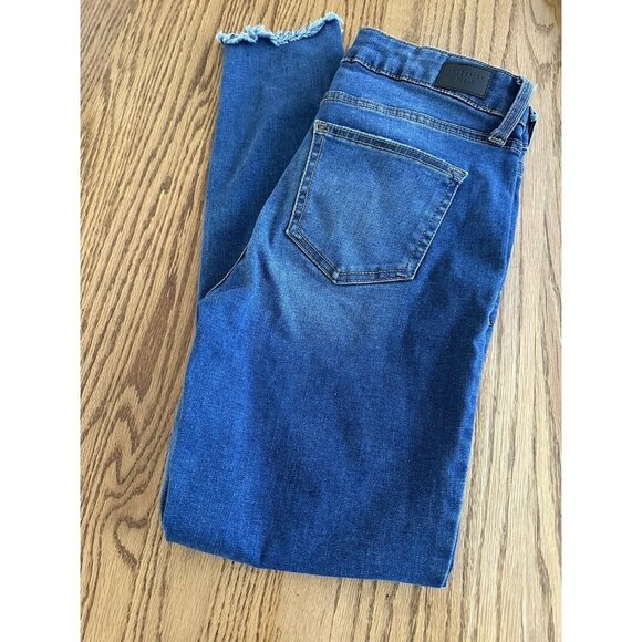 Celebrity Pink Mid Rise Ankle Skinny Jeans Size 3/26 Raw Hem Style CJ2203305 - Picture 11 of 11